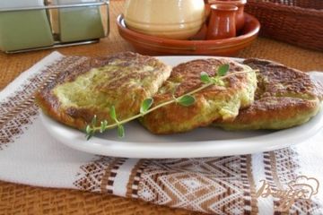 фото рецепта Картофельно- шпинатные оладьи