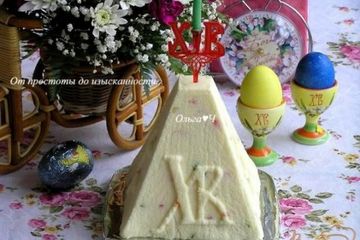 фото рецепта Творожная пасха с цукатами
