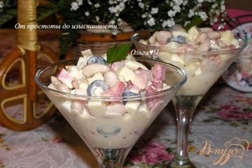 фото рецепта Салат с фасолью и яйцом