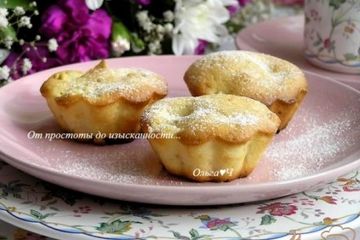 фото рецепта Мини-шарлотки с яблоками