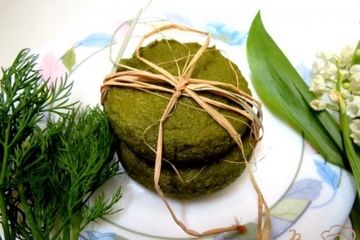 фото рецепта Сырники с рисом и шпинатом
