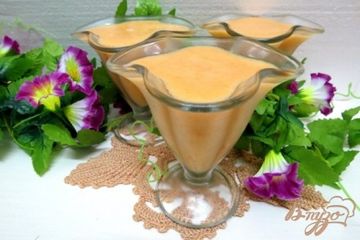 фото рецепта Мусс с персиками