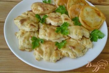 фото рецепта Куриное филе запеченное в кляре