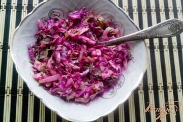 фото рецепта Сочный салат из свежих овощей