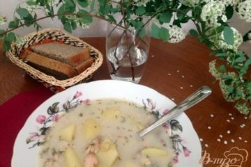 фото рецепта Финский суп из лосося  (Lohikeitto)
