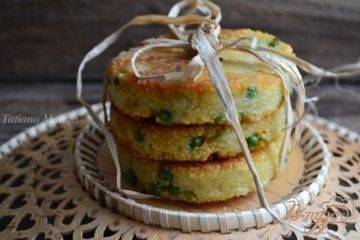 фото рецепта Биточки из крупы с горошком