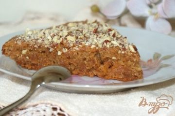 фото рецепта Абрикосовый пирог с лесными орешками