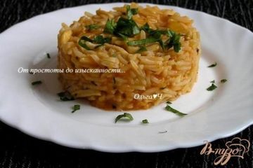 фото рецепта Рис мелосо с кальмарами
