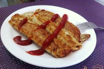 фото рецепта Блинчики с куриной начинкой