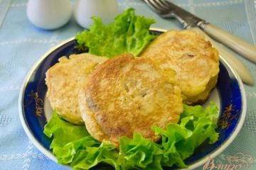 фото рецепта Необычные куриные биточки в кляре