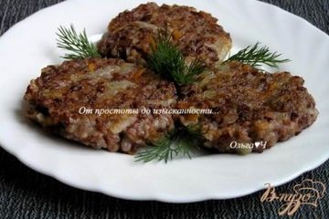 фото рецепта Котлеты из риса Рубин
