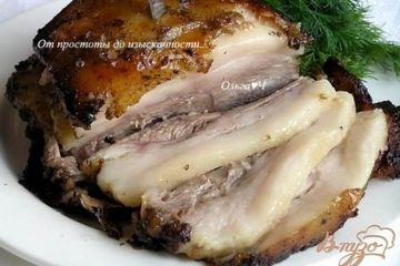 фото рецепта Свиная лопатка с травами и лимоном