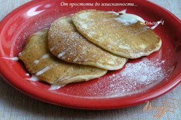 фото рецепта Оладьи на кокосовых сливках