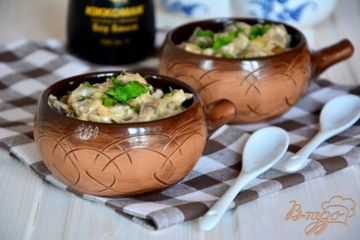 фото рецепта Фрикасе из куриных желудочков