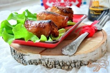 фото рецепта Крученики из свинины с начинкой