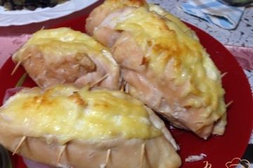 фото рецепта Фаршированные куриные грудки