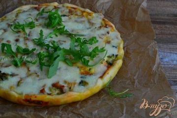 фото рецепта Киш с тунцом и кабачками