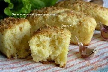 фото рецепта Сырные булочки с чесночной корочкой