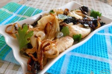фото рецепта Картофельные ньокки с беконом и вялеными помидорами