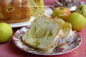 фото рецепта Шарлотка с яблоками