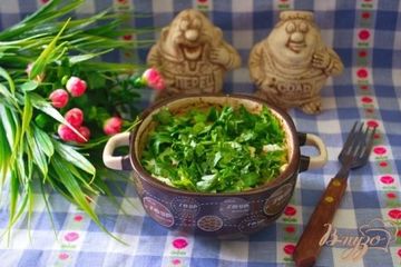 фото рецепта Мясо с сыром и яйцом  в духовке