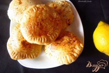 фото рецепта Слойки с сыром  и укропом