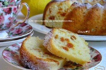 фото рецепта Творожный кекс с курагой