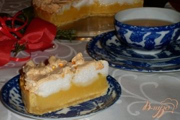 фото рецепта Лимонный торт (Torta meringata al limone)