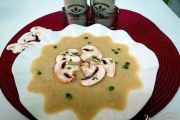 фото рецепта Суп пюре овощной  с шампиньонами