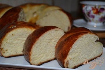 фото рецепта Булка с изюмом к чаю