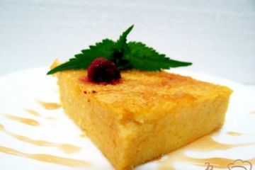 фото рецепта Кукурузная запеканка с кленовым сиропом