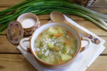 фото рецепта Рассольник на курином бульоне