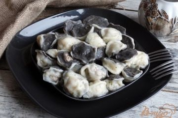 фото рецепта Шахматные пельмени со свининой