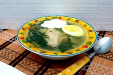 фото рецепта Суп с крапивой и шпинатом