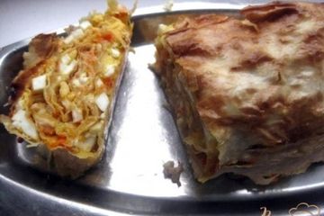 фото рецепта Шаурма в лаваше с курицей