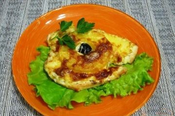 фото рецепта Филе куриное с ананасами