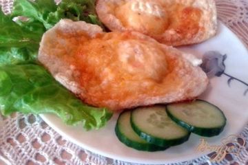 фото рецепта Яичные гнездышки с сыром