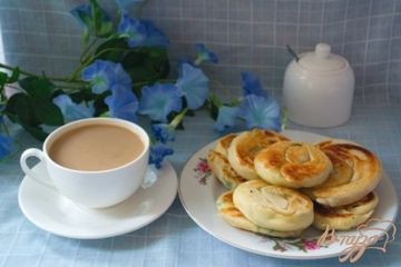 фото рецепта Лепешки постные с яйцом и зеленью