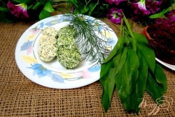 фото рецепта Масло с укропом и с чесноком