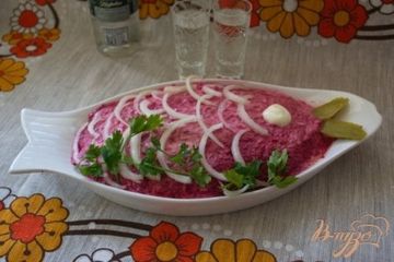 фото рецепта Селедка под шубкой