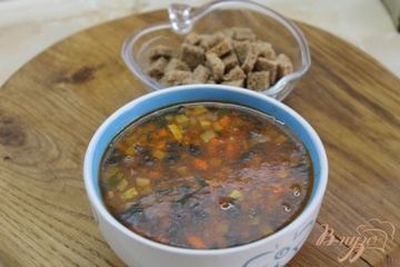 фото рецепта Минестроне с копченой курицей