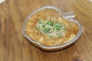 фото рецепта Суп с крабовыми палочками и рисом