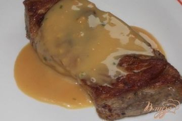фото рецепта Говяжий стейк с перечным соусом
