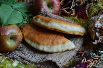 фото рецепта Жареные пирожки с яблоками и каштанами