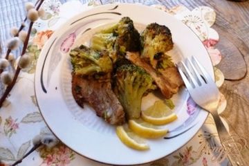 фото рецепта Брокколи с грудинкой