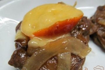 фото рецепта Печень под овощами