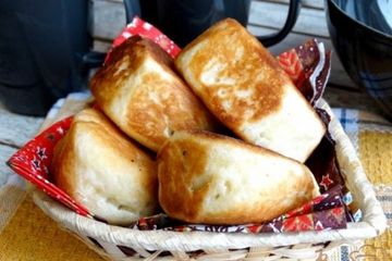 фото рецепта Постные пирожки с яблочным повидлом