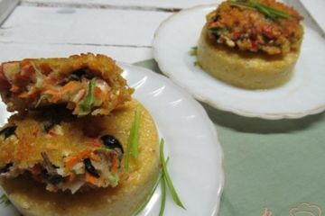 фото рецепта Котлеты из крабовых палочек с овощами