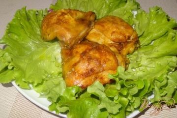 фото рецепта Куриные бедрышки запеченные в духовке