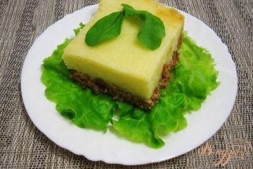фото рецепта Запеканка с картофельным пюре и фаршем